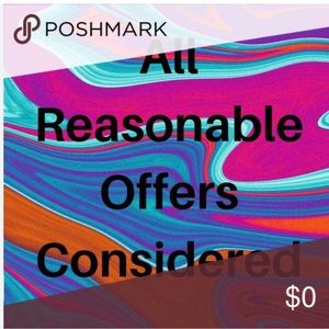 Reasonable offers welcomed